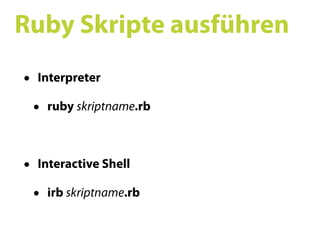 Ruby on Rails SS09 03