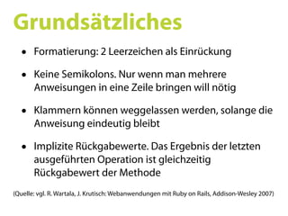 Ruby on Rails SS09 03