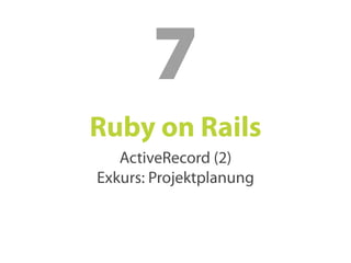 Ruby on Rails SS09 07