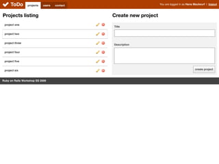 Ruby on Rails SS09 07