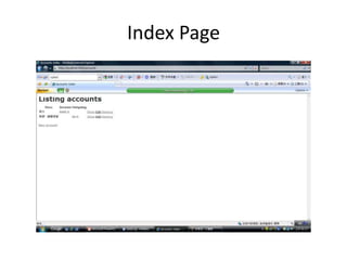 Ruby on Rails Tutorial Part I