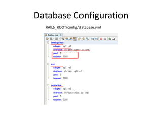 Ruby on Rails Tutorial Part I
