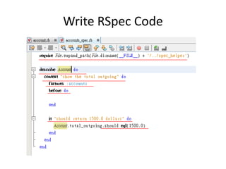Ruby on Rails Tutorial Part I