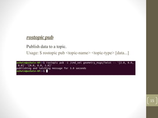 Guide to ROS tools | PPTX