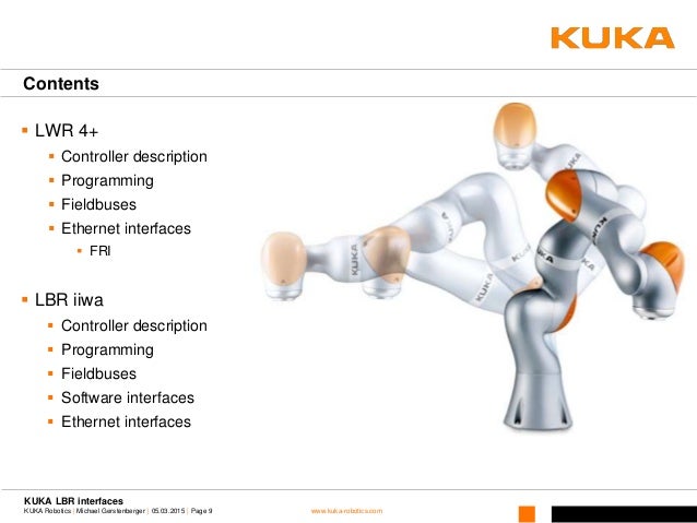 Ros Industrial Kuka Lbr Iiwa Community Meeting