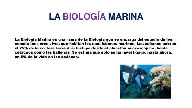 Biologia marina