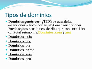 dominio | PPTX