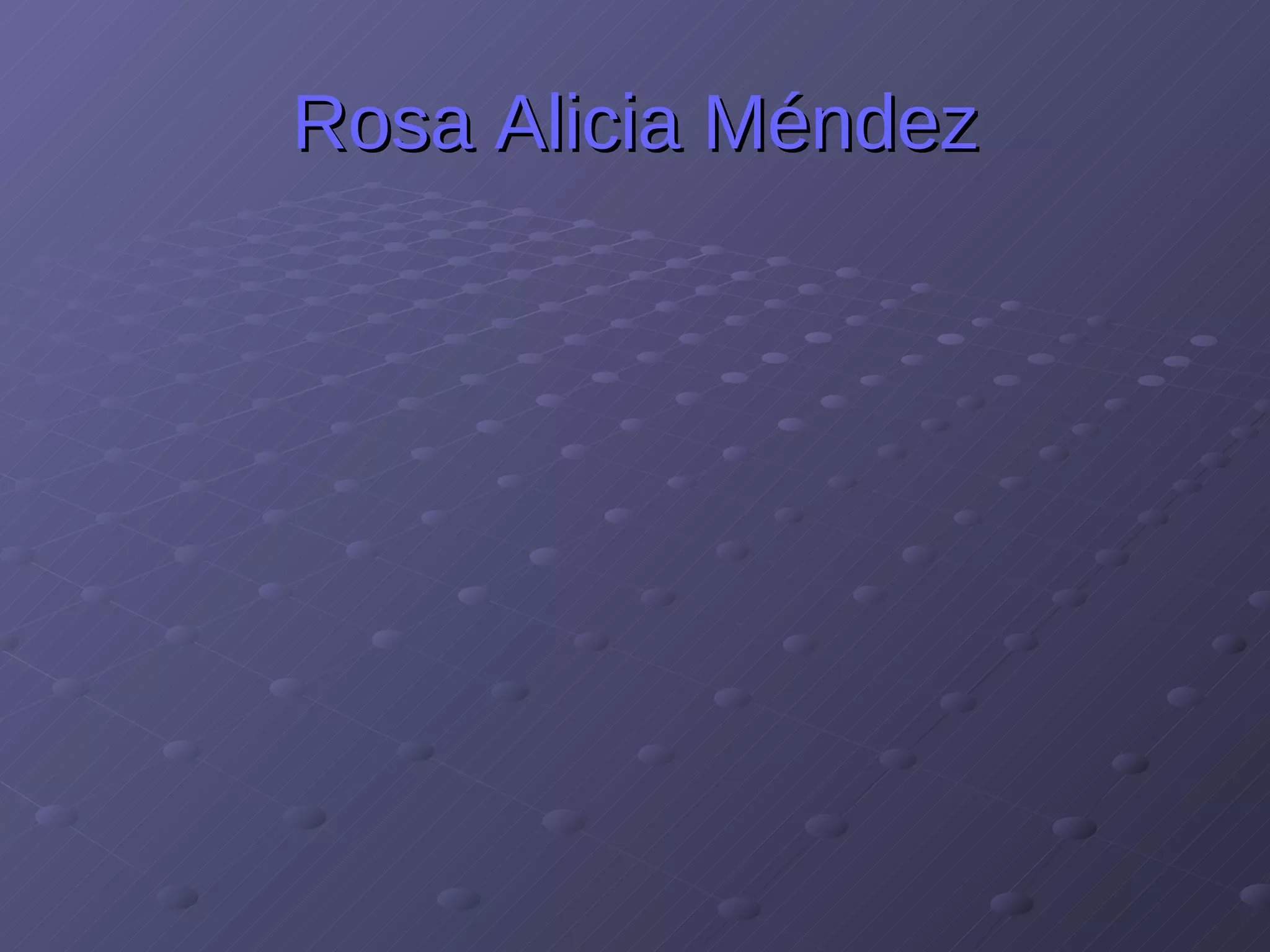 Rosa Alicia Méndez 
