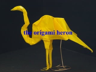 the origami heron 