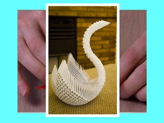 the origami heron becoming a swan 