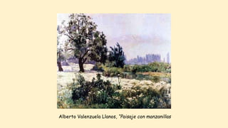Alberto Valenzuela Llanos, “Paisaje con manzanillas
 