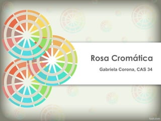 Rosa Cromática
  Gabriela Corona, CAS 34
 