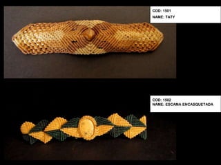 COD: 1501
NAME: TATY




COD: 1502
NAME: ESCAMA ENCASQUETADA
 