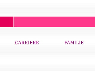 CARRIERE   FAMILIE
 