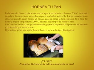 Cómo hacer pan casero, fácil y rápido