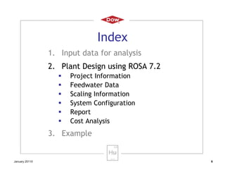 Rosa Module Rosa introduction for water treatment plant | PDF