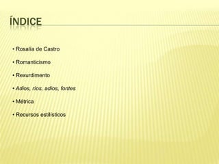 índiceRosalía de Castro