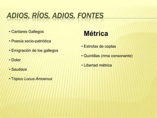 Recursos estilísticosRosalía de castro 24 de febrero de 1837, en Santiago de Compostela - 15 de julio de 1885, en Padrón