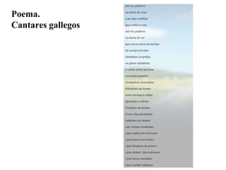 Poema.
Cantares gallegos
 