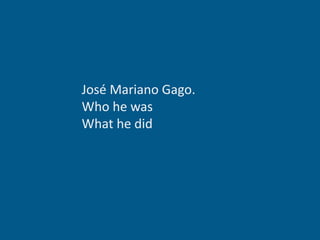 José Mariano Gago.
Who he was
What he did
 
