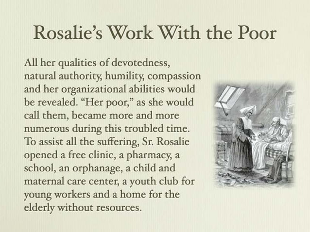 Bl. Rosalie Rendu and Bl. Frederic Ozanam Collaboration | PDF
