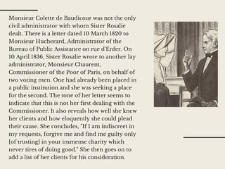 Bl. Rosalie Rendu, D.C. caring for sick poor in their homes | PPT