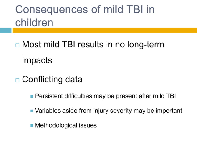 The Impact of Traumatic Brain Injury on Developmental Functioning in