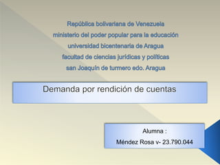 Alumna :
Méndez Rosa v- 23.790.044
 