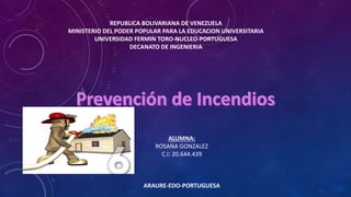 REPUBLICA BOLIVARIANA DE VENEZUELA
MINISTERIO DEL PODER POPULAR PARA LA EDUCACION UNIVERSITARIA
UNIVERSIDAD FERMIN TORO-NUCLEO-PORTUGUESA
DECANATO DE INGENIERIA
ALUMNA:
ROSANA GONZALEZ
C.I: 20.644.439
ARAURE-EDO-PORTUGUESA
 