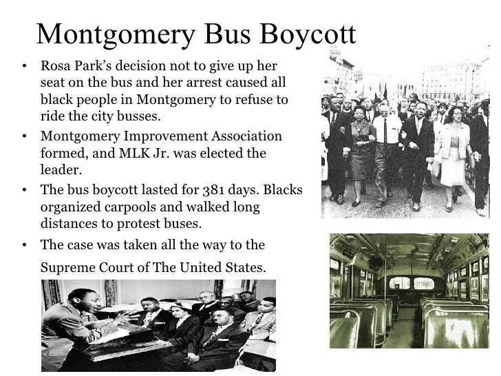 montgomery bus boycott essay