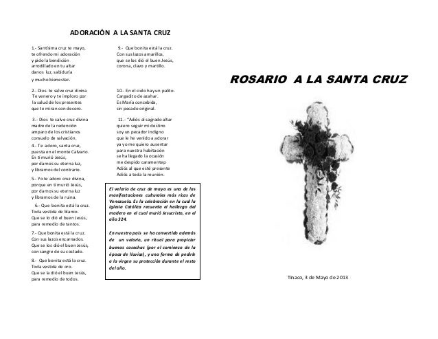 Rosario de la cruz mayo 2013
