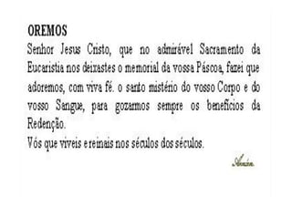 ROSÁRIO EUCARÍSTICO