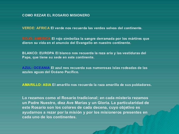 Rosario misionero mercedes maud