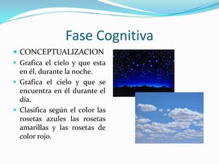 Comparar el color del cielo y el color de la pelota.