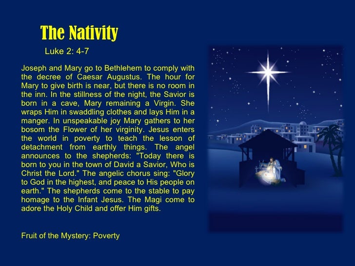 decree augustus from caesar Of Blessed Mother The Rosary