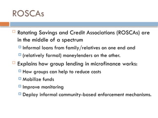 Figures From Roscas Understanding roscas and Microfinance.pptx