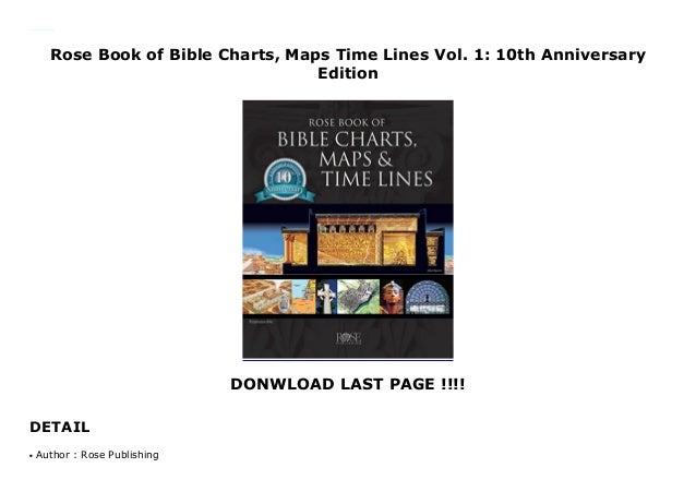 Rose Bible Maps And Charts