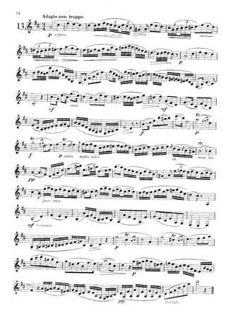 Rose 32 studies for clarinet