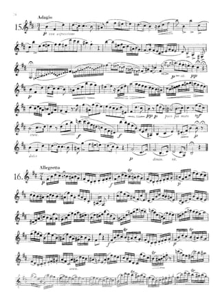 Rose 32 studies for clarinet