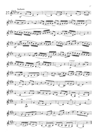 Rose 32 studies for clarinet