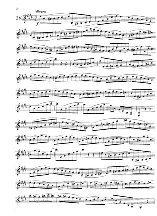 Rose 32 studies for clarinet