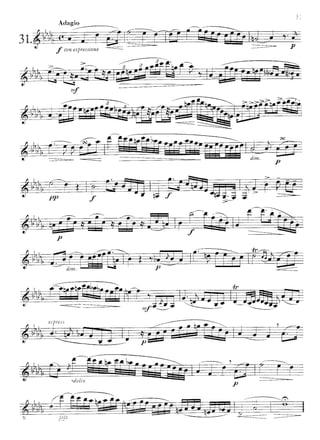 Rose 32 studies for clarinet