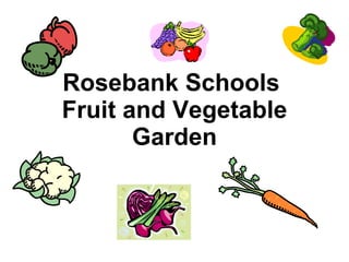 Rosebank Schools  Fruit and Vegetable Garden 