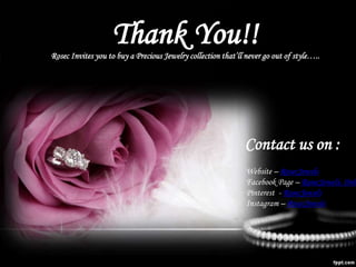 RosecJewels – Engagement rings & latest jewellery collection 