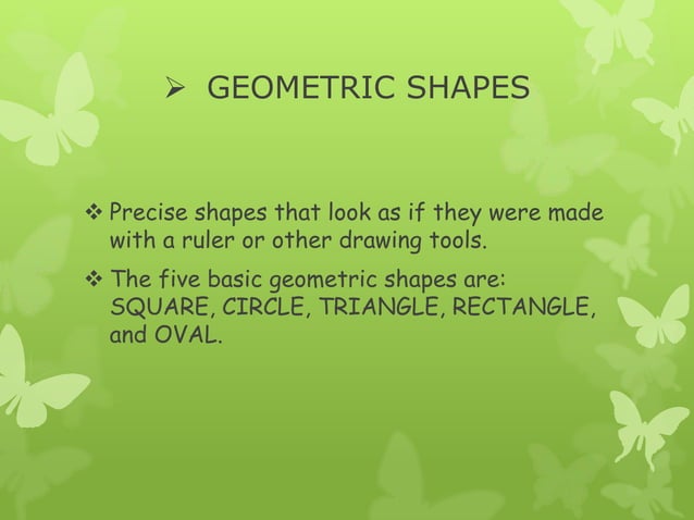 Line, Shape, Form, Space, and Texture | PPT