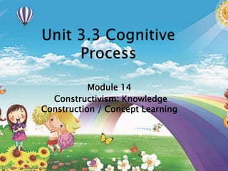 Module 14
Constructivism: Knowledge
Construction / Concept Learning
 