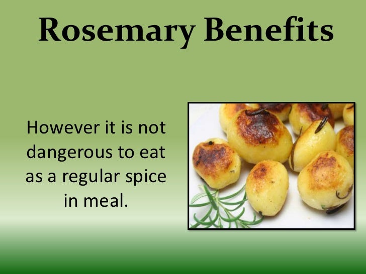Rosemary benefits