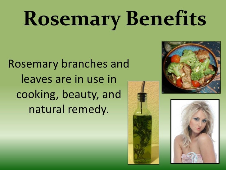 Rosemary benefits
