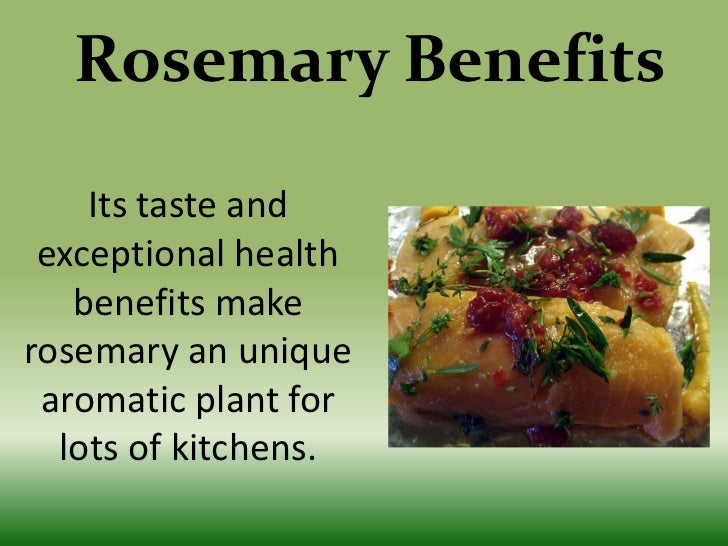 Rosemary benefits
