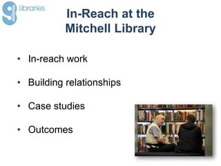 Libraries Change Lives - The Mitchell Library and Citizen Advice Bureau ...